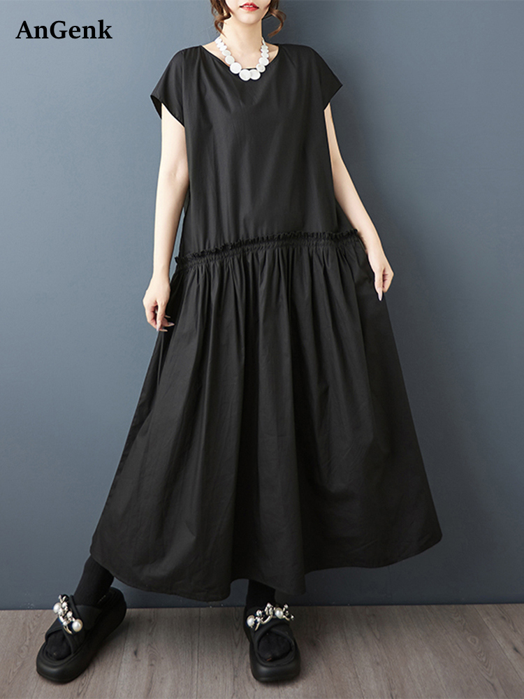 Summer Clothing Drawing - 2026 Yaz Yeni Siyah Vintage Kolsuz