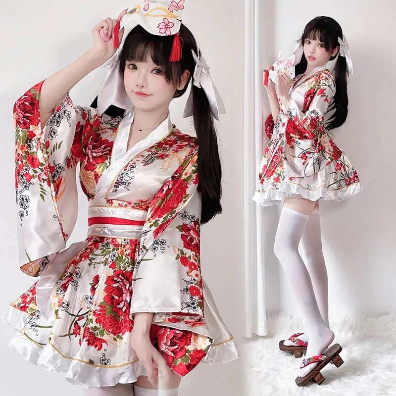 Summer Alt Clothing - Japon modifiye Kimono elbise kadınlar için