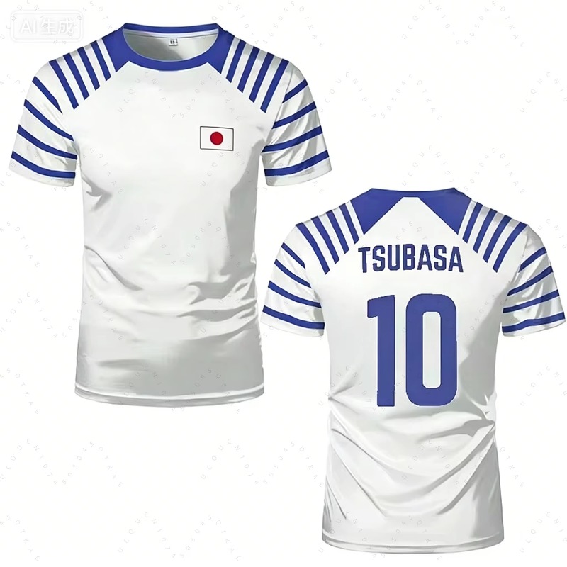 Summer Edition Clothing - 2026 Sıcak Kaptan Tsubasa Anime Erkek