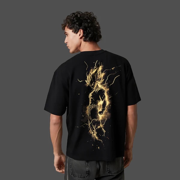 Quality Summer Clothing For Women - Dragon Ball Anime Altın Süper Saiyan