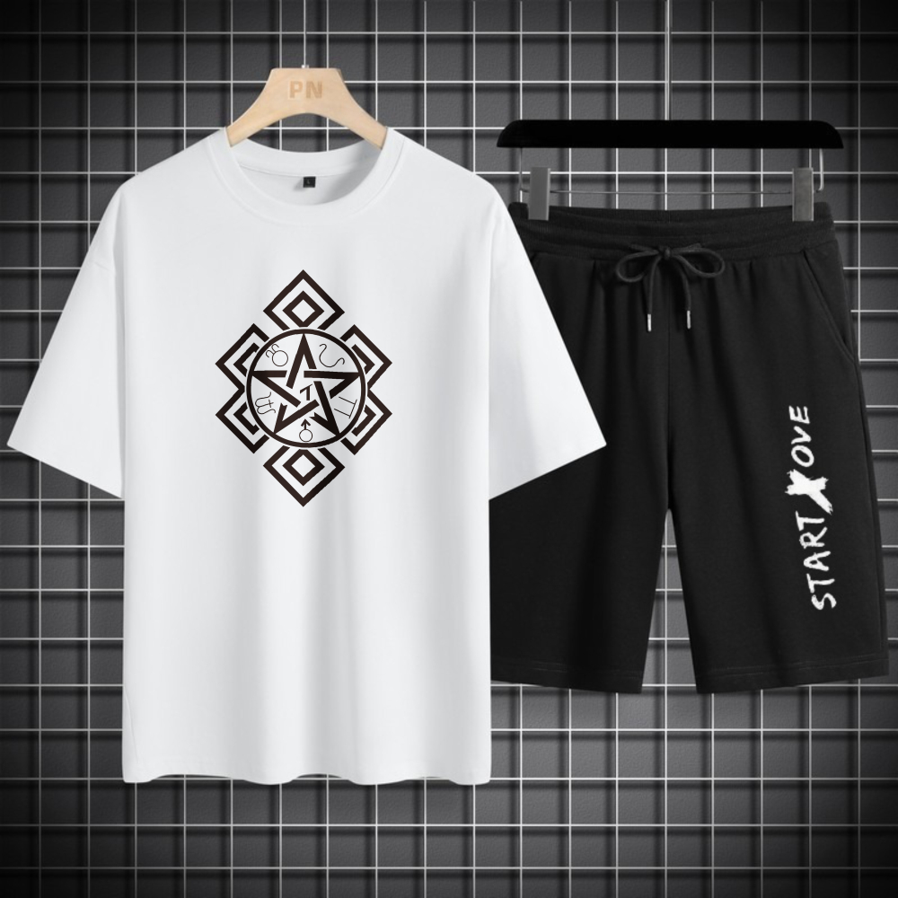 Summer Clothing Drip - 1 adet Erkek tişört takımı 2026