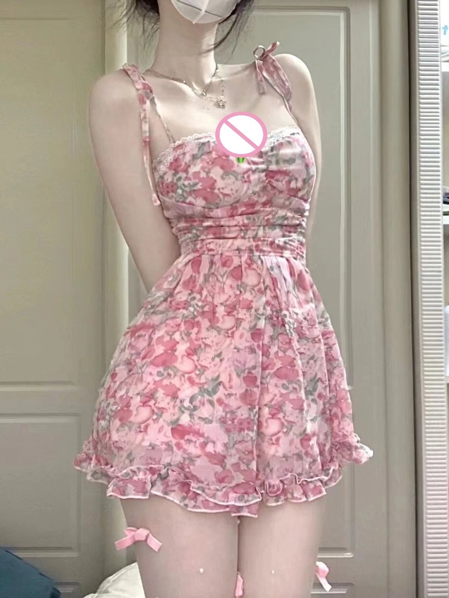 Summer Clothing Zara - Yeni çiçekli elbiseler kısa yaz elbisesi