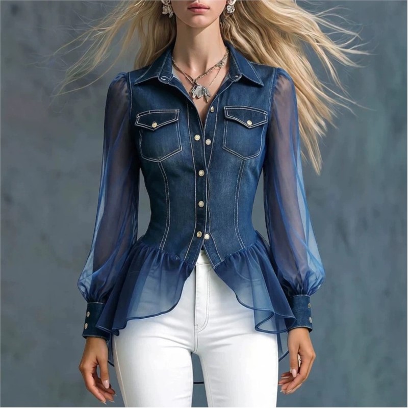 Summer Kids Clothing - Yeni Bayan Bluzlar İlkbahar Sonbahar Rahat