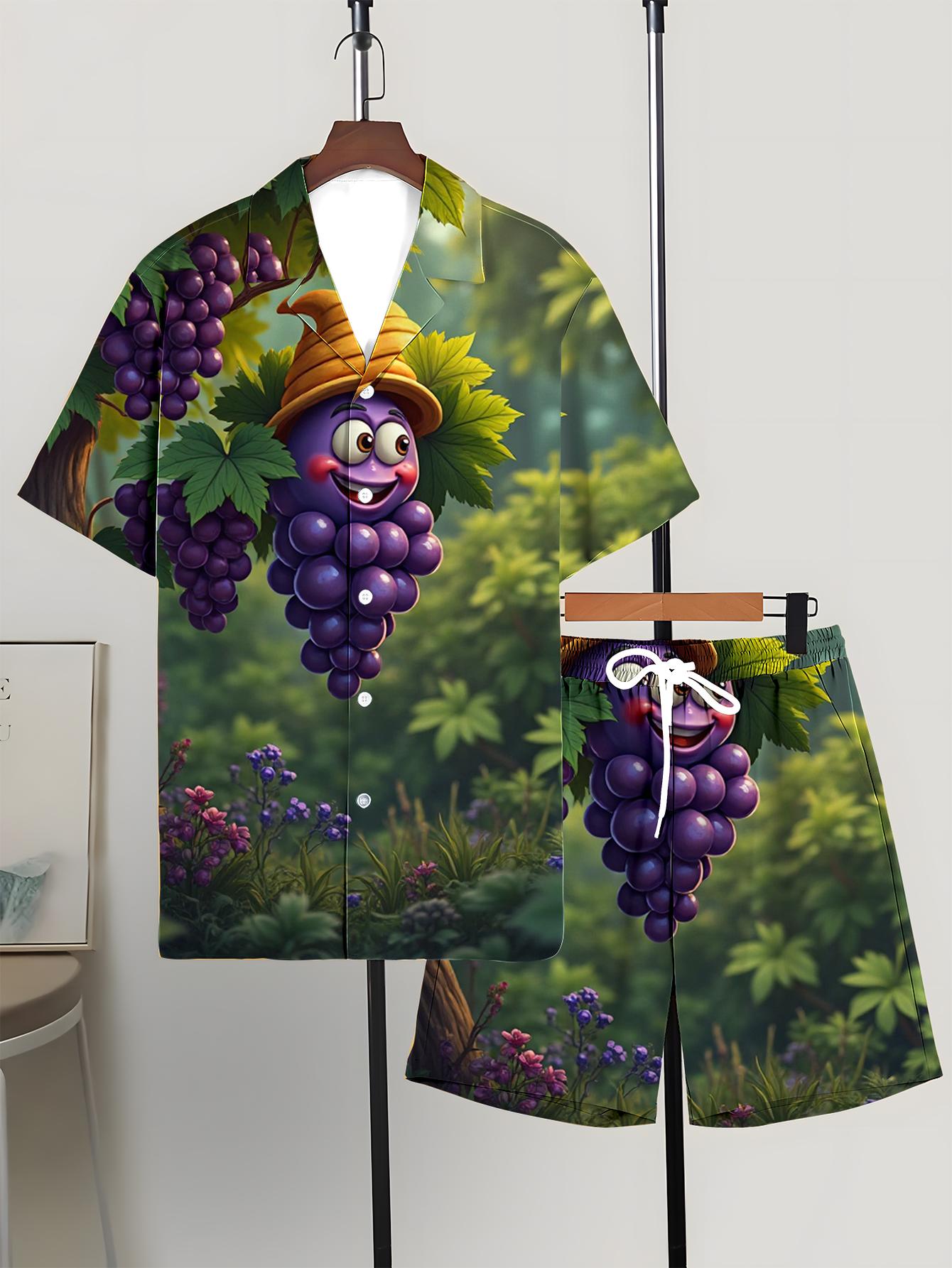 Summer Clothing Drip - Erkek Gömlek Takımları 2026 İlkbahar/Yaz Grafik