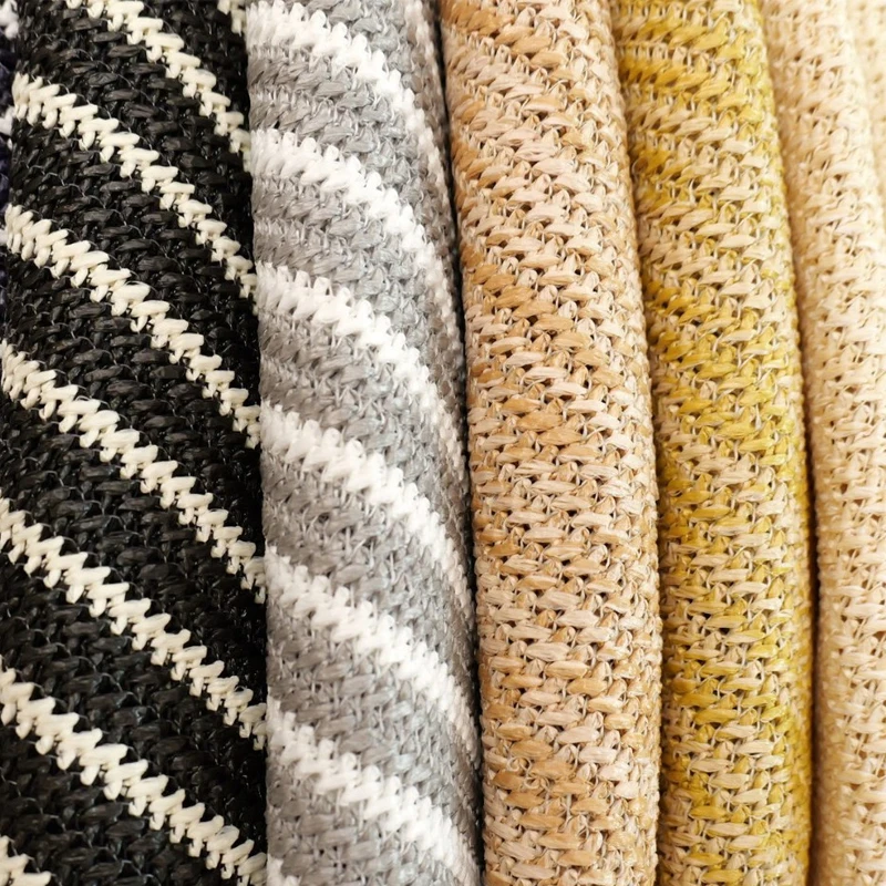 Summer Cloth - 1 yard Renkli Şeritli Pp Hasır