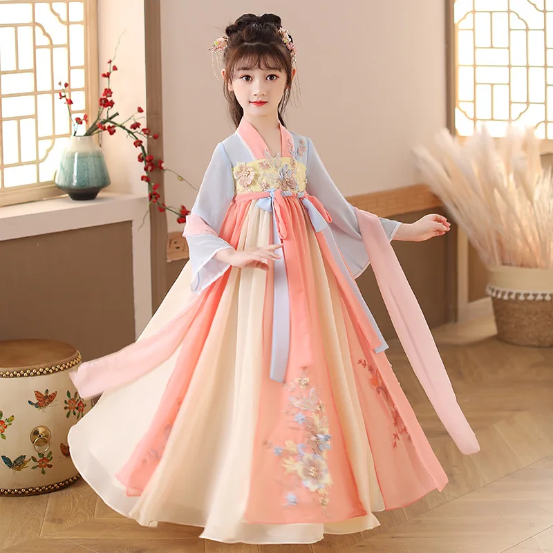 Summer Clothing Baby - Yaz Çocuk Hanfu Elbiseler Prenses Kostüm