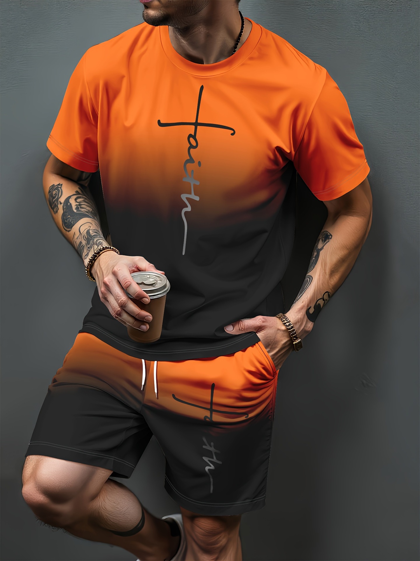 Degrade Mektup Desen 3D Baskı  - Summer Alt Clothing incelemesi ve fiyatı