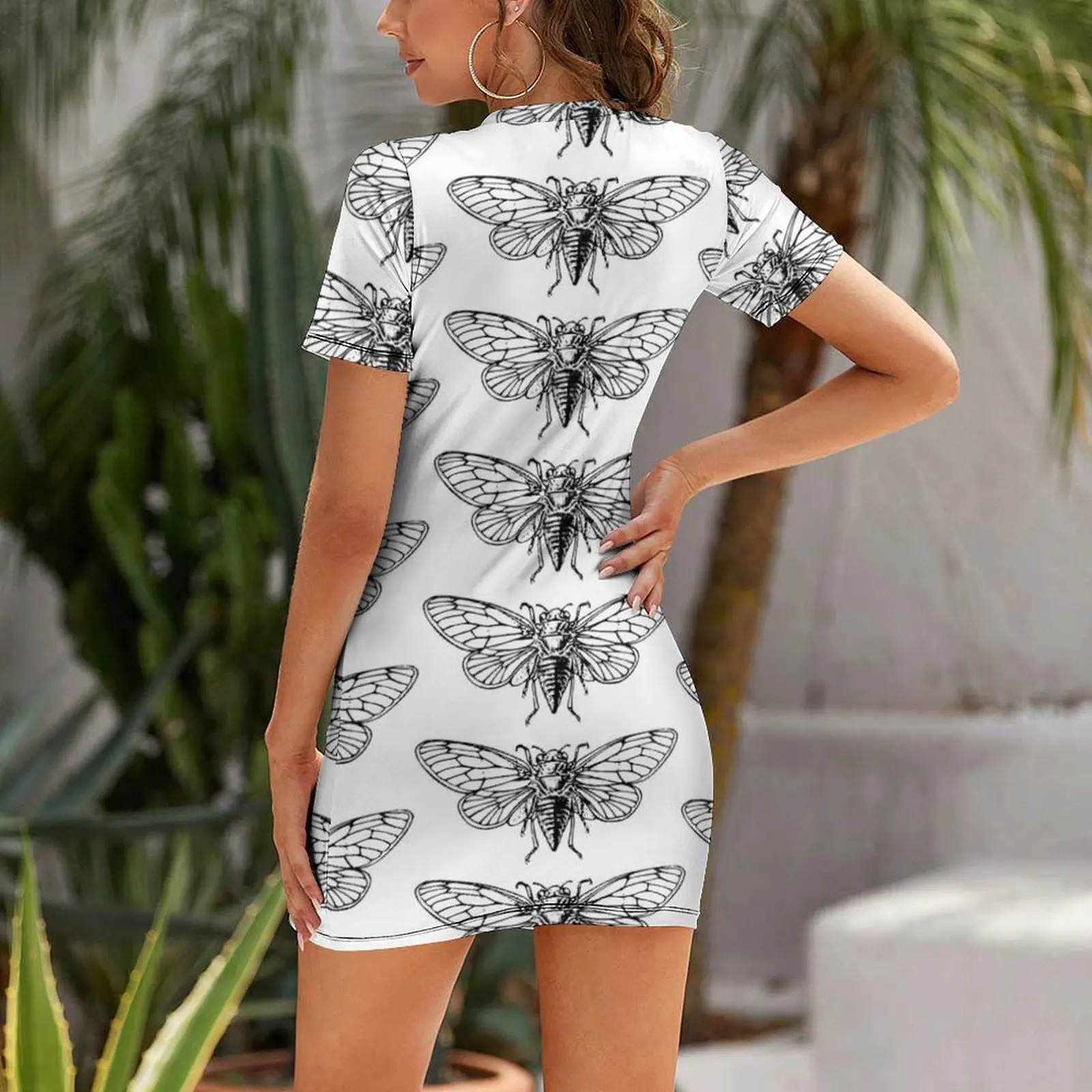 Vintage Ağustosböceği Desenli  - Summer Clothing Drawing incelemesi ve fiyatı