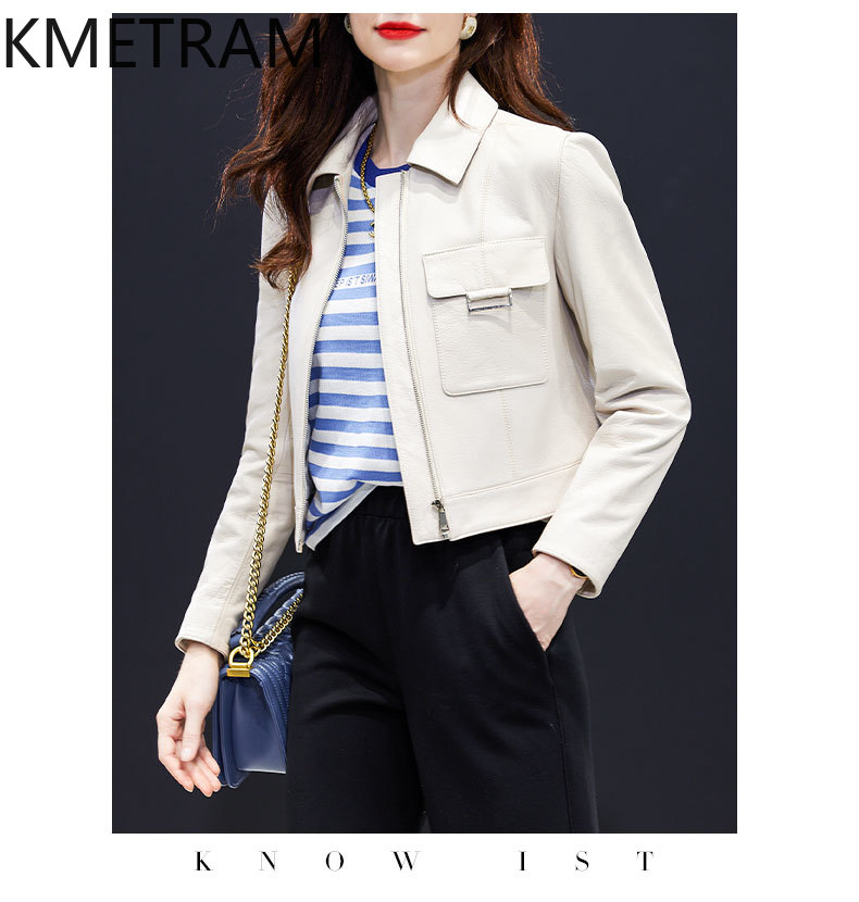 Hakiki Deri Ceket Kadın Gerçek - Quality Summer Clothing For Women incelemesi ve fiyatı