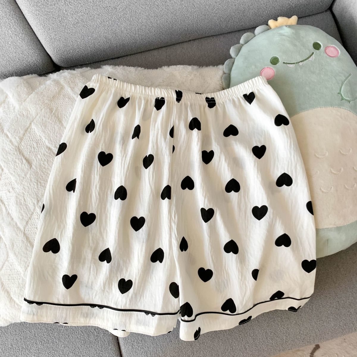 Kalp Şekilli Desenli Kadın Yaz - Summer Clothing Sets Women incelemesi ve fiyatı