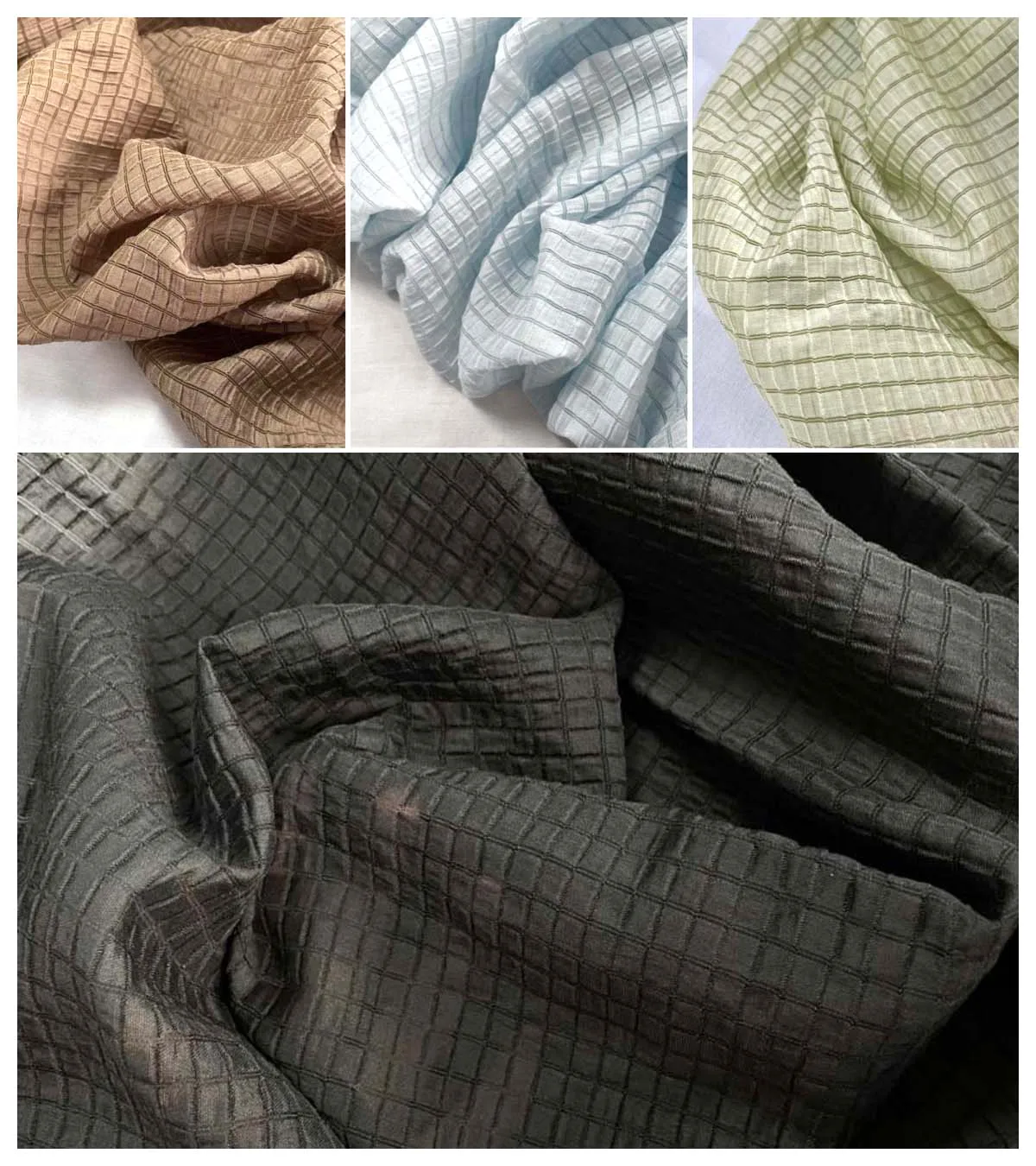 Krem Sarı Damalı Kumaş Yumuşak - Summer Clothing Material incelemesi ve fiyatı
