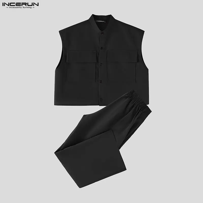 INCERUN Erkek Setleri Katı Kol - Summer Clothing Trend incelemesi ve fiyatı