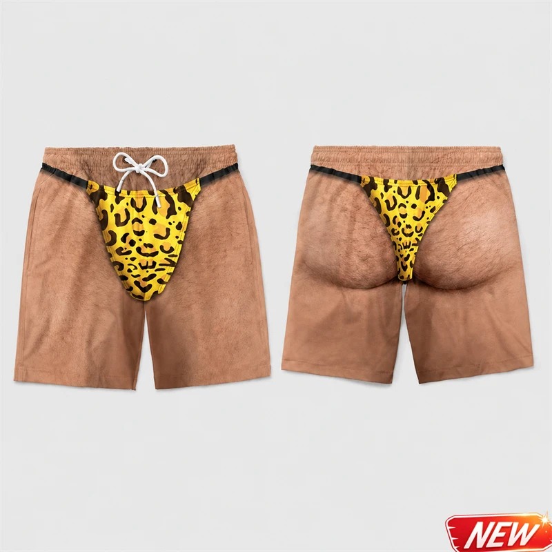 Komik Erkekler 3D Baskı Leopar - Board Short Surf incelemesi ve fiyatı