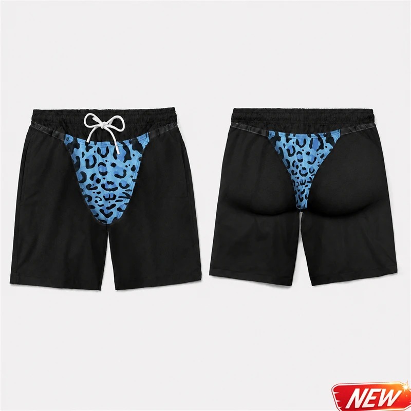 Komik Erkekler 3D Baskı Leopar - Board Short Surf incelemesi ve fiyatı