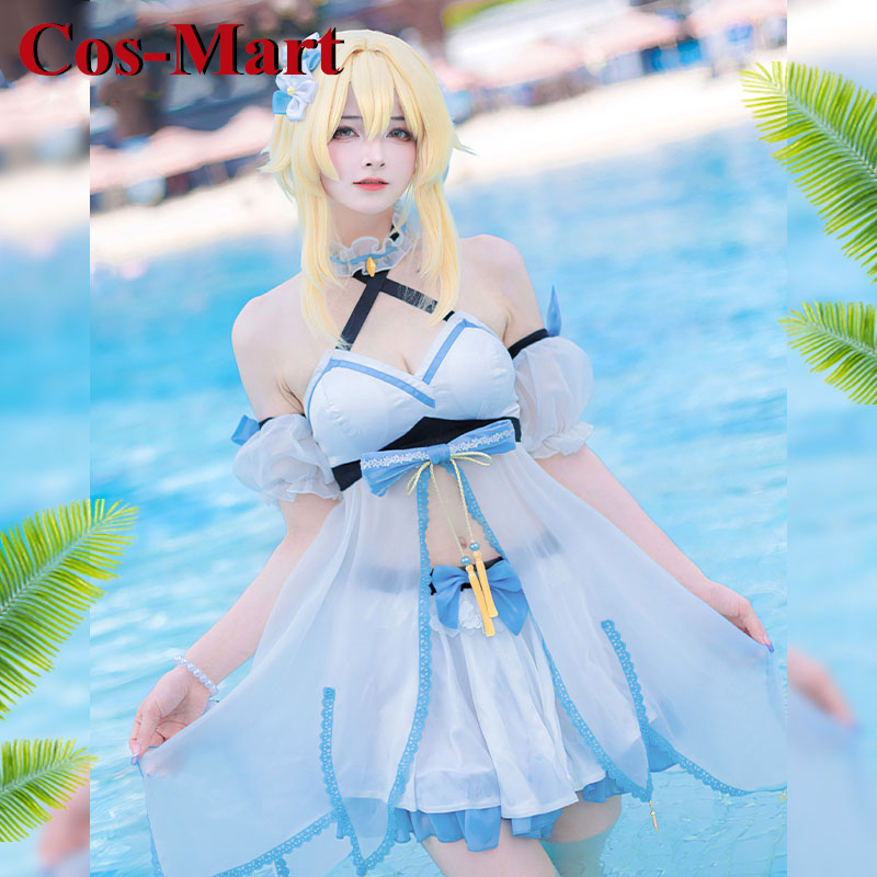 Cos-Mart Oyunu Genshin Etki Lu - Summer Clothing Sets Women incelemesi ve fiyatı