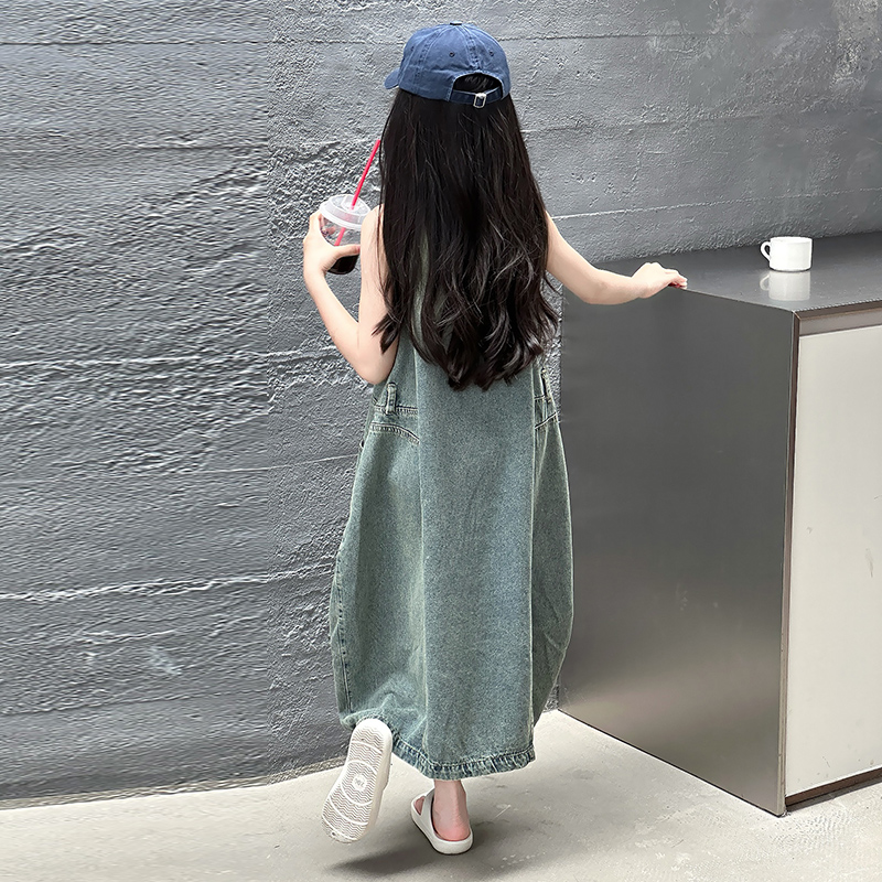 Vintage Mavi Çocuk Kız Yüksek  - Summer Kids Clothing incelemesi ve fiyatı