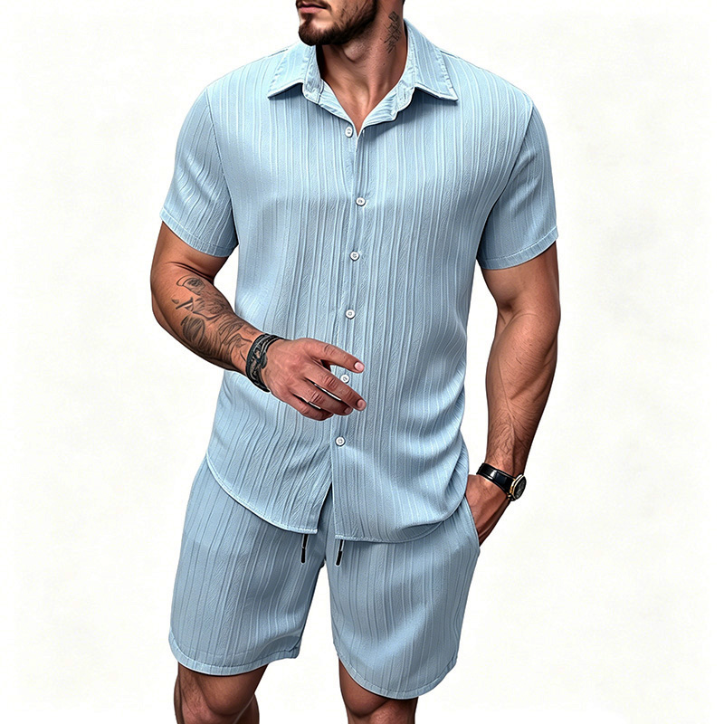 2026 Yeni Erkek Dikey Kırışık  - Summer Clothing Trend incelemesi ve fiyatı