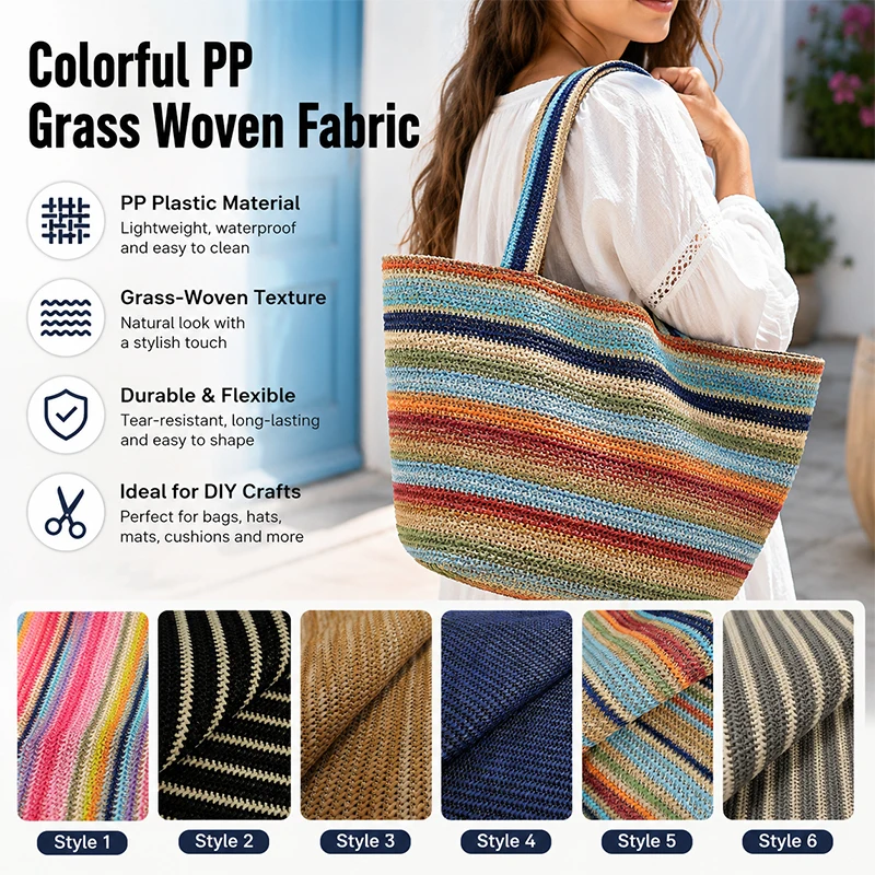 1 yard Renkli Şeritli Pp Hasır - Summer Cloth incelemesi ve fiyatı
